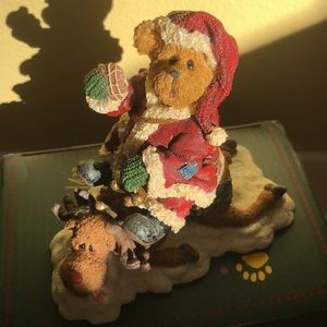 Boyd’s Bear LE Resin “Jolly Ol’ St. Pudgenick on Pancake …Heavy Load”.